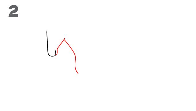 Horse drawing step 2